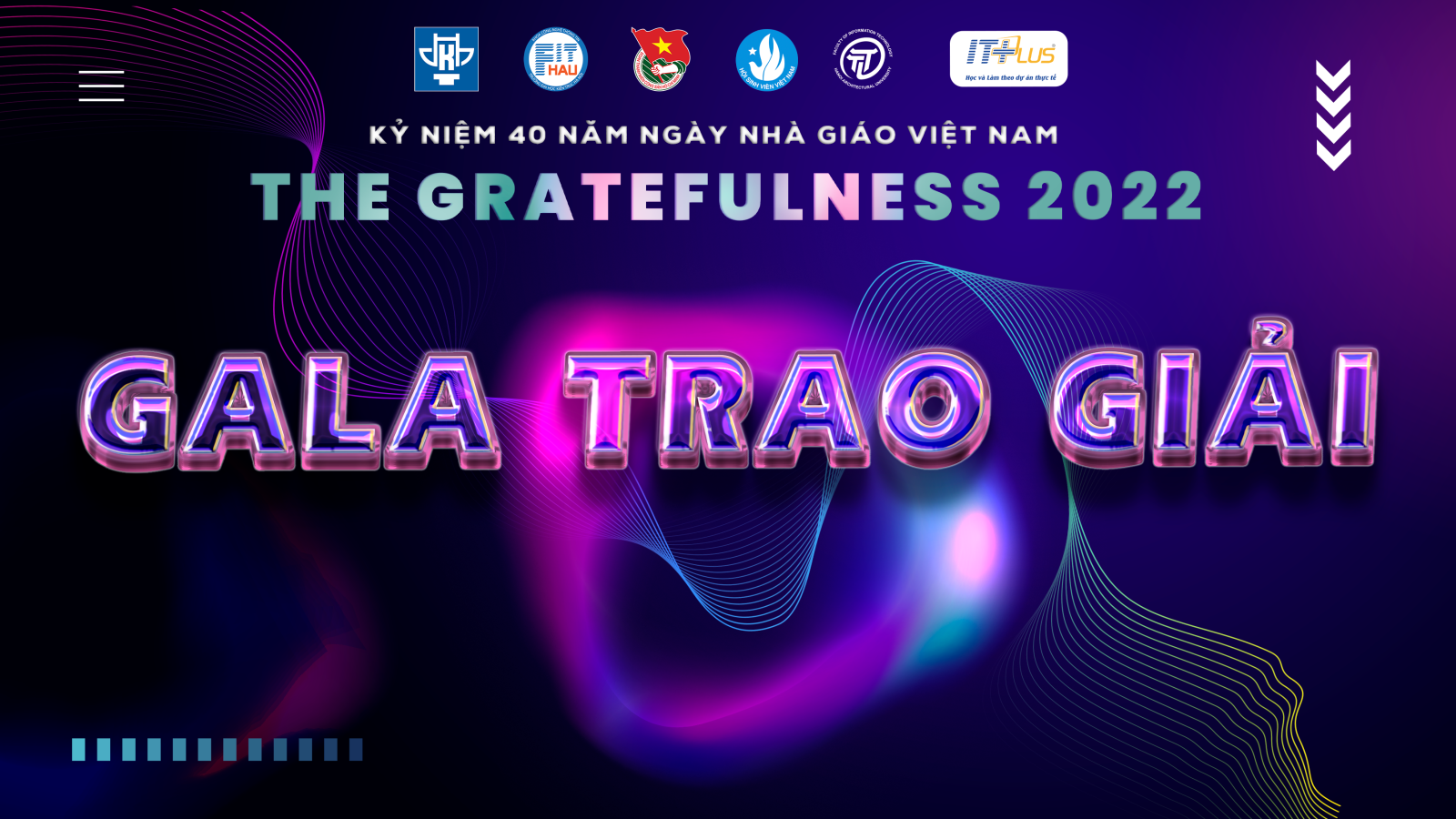 GALA TRAO GIẢI - CHUỖI SỰ KIỆN THE GRATEFULNESS 2022